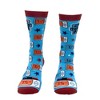 Crazy Dog T-Shirts Men's Thermostat Police Socks Funny HVAC Heating Air Conditioning Joke Footwear - 3 of 4