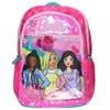 Barbie Backpack Barbie and Friends 16" Sequin with Tech Sleeve School Bookbag Pink - 2 of 4