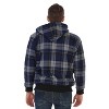 Gioberti Men's Checkered Flannel Hoodie Jacket with Faux Shearling Lining - 4 of 4