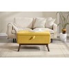 NicBex Modern Square Convertible Storage Ottoman Bench, Mid Century Coffee Table Assembled for Living Room Entryway - 2 of 4