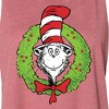 Women's The Cat in the Hat Cat Wreath Graphic Racerback Tank - Heather Mauve - Small - 2 of 3