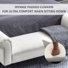 Vynxaria 52" Linen Upholstered End of Bed Bench ¨C Chic Comfort for Any Space - 3 of 4