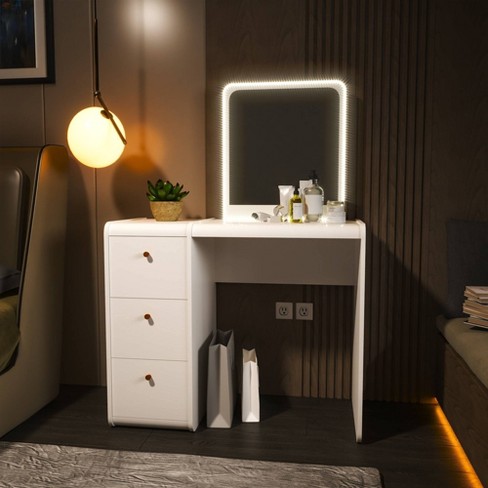 Led on sale makeup vanity