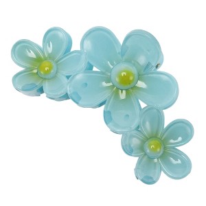 Unique Bargains Women's Fashion Flower Hair Clips 4.33"x2.56"x1.89" 1 Pc - 1 of 3