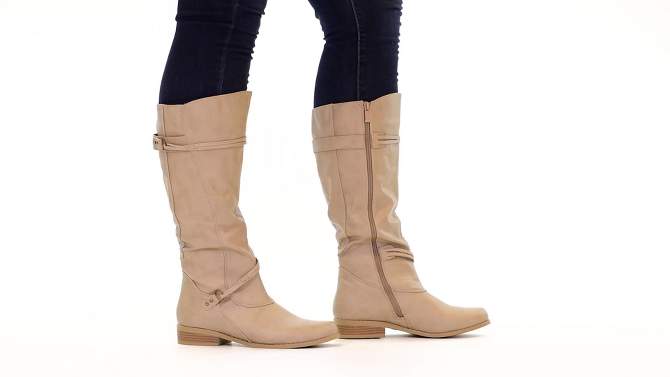 Journee Collection Wide Calf Women's Harley Boot, 2 of 11, play video