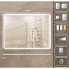 NicBex Bathroom Mirror,Rectangular White Framed Vanity Mirror,Dimmable Anti-Fog LED Wall Mirror for Bathroom,Living Room,Bedroom - 3 of 4