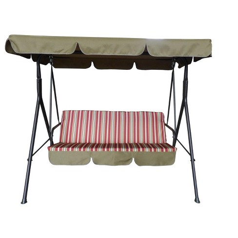 Lb International 67 X 43 3 Seat Outdoor Patio Deck Swing With