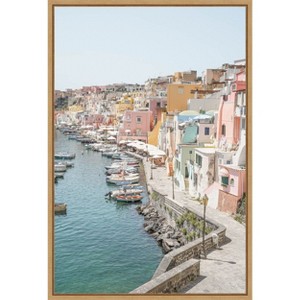 Amanti Art Procida Island by Henrike Schenk Framed Canvas Wall Art - 1 of 4