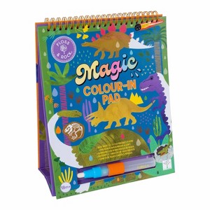 Floss & Rock Magic Water Color-In Pad Easel and Pen – Dino Magic, Reusable Activity Set with Built-In Easel, Ages 3 and Up - 1 of 3