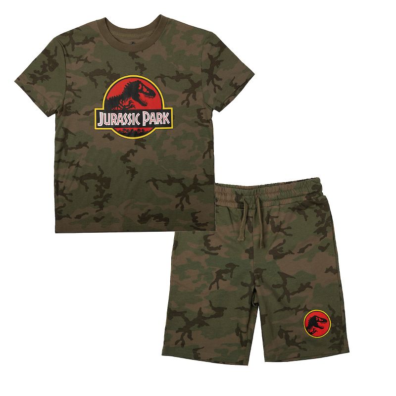 Jurassic Park Youth Boys Tee and Short Set, 1 of 5