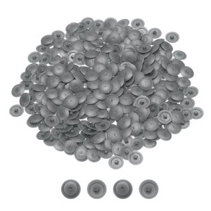 Unique Bargains Plastic Decoration Furniture White Screw Cap Covers - 1 of 4