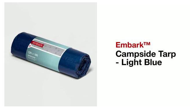 Campside Tarp Light Blue - Embark&#8482;, 2 of 5, play video
