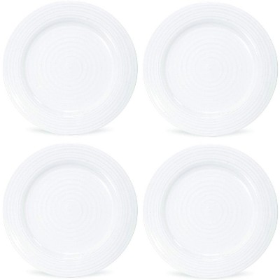 Portmeirion Sophie Conran Luncheon Plates, Set of 4 - White