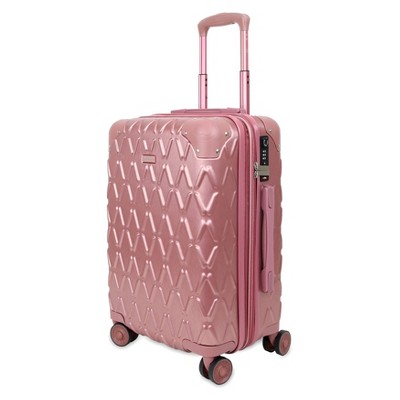 rose gold carry on luggage