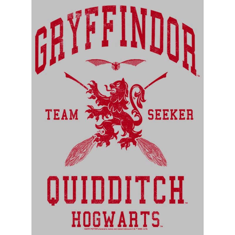 Women's Harry Potter Gryffindor Quidditch Team Seeker T-Shirt, 2 of 5
