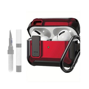 HTUTWOO AirPods Pro 2/1 Case Lock with Cleaner Kit  (S/M/L),  Protective Cover for iPod Pro (2023/2022/2019) with Keychain - 1 of 4