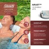 Coleman SaluSpa Ponderosa AirJet Inflatable Round Hot Tub with 4 Bestway SaluSpa Non-Slip Spa Seat and 4 Headrest Pillows with Adjustable Strap - 2 of 4