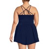 Lands' End Women's Tugless Strappy X-Back Romper Swimsuit - 2 of 4