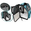 PetAmi Expandable Pet Backpack Carrier for Dog Cat, Airline Approved Travel Hiking Carrying Small Medium Puppy Kitten Extended Back Pack - 4 of 4