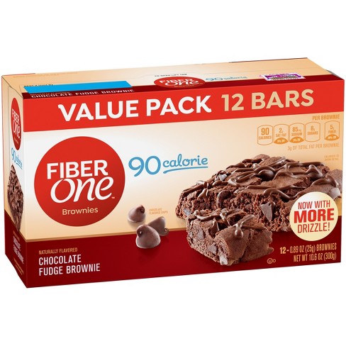 Fiber One™ Chocolate Fudge Brownies - 10.6oz - 12ct : Target