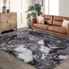 Area Rugs for Living Room - Modern Abstract Washable Low Pile Carpet for Bedroom, Dining Room & More - 2 of 4