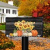 Briarwood Lane Fall's Glory Floral Magnetic Mailbox Cover Autumn Sunflowers Standard - 2 of 3