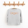 SmileyWorld Candy Corn Outlines - Toddler Long Sleeve Graphic Tee and Youth Long Sleeve Graphic T-Shirt - 2 of 3