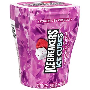 Ice Breakers Sugar Free Chewing Gum Raspberry Sorbet 40.0 ea - 1 of 1