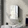 Tangkula 20 x30 Inch Bathroom Mirror Cabinet w/ Aluminum Frame Adjustable Shelves - 2 of 4