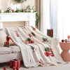 Lomsoe Christmas Flannel Blanket, Soft Blanket, Cozy Lightweight Throw Blanket for Couch Bed Sofa. - 2 of 4