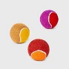 Printed Tennis Dog Ball Toy - Boots & Barkley™ - 3pk - 3 of 4