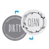 Unique Bargains Dishwasher Clean Dirty Sign Magnetic Reversible Indicator Magnet - 4 of 4