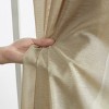 HLC.ME Semi Sheer Voile Light Filtering Transparent Window Curtain Grommet Panels - Set of 2 - 4 of 4