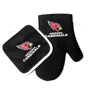 NFL Oven Mitt & Potholder Set with Team Logo - Arizona Cardinals