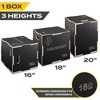 Philosophy Gym 3 in 1 Non-Slip Wood Plyo Box- Jump Plyometric Box for Training and Conditioning - 2 of 4