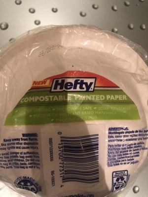 Hefty Compostable Printed Paper Bowl - 12oz/30ct : Target