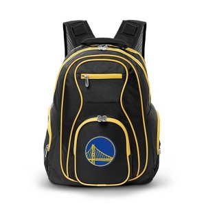 NBA Golden State Warriors Colored Trim 19" Laptop Backpack - 1 of 4