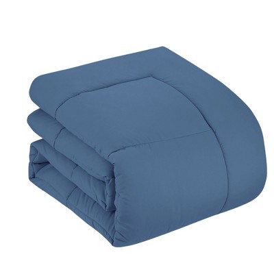 Twin Denim Down Alternative Reversible Microfiber Bed in a Bag Set