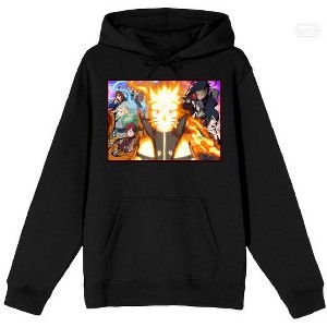 Naruto Shippuden Nine Tails Glow Men's Black Sweatshirt - 1 of 4