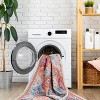 LunaLulinlk Cream Washable Rug 5x8 Area Rug (Cream, 5' x 8') - 3 of 4