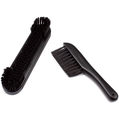 Black Nylon 2-Piece Billiard Pool Table Brush Set