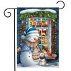 Briarwood Lane Garden Flag 12x18 For Outdoor Christmas Window Snowman For Christmas Garden Flag Flags For Outside - 2 of 4