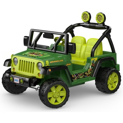 fisher price jeep wrangler green