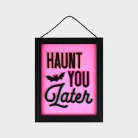 Hyde & EEK! Boutique Night of the Vivid Dead Haunt You Later Wood Halloween Wall Sign