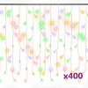 Curtain Icicle Light Colorful Plastic, Copper 32.8ft long - 2 of 4