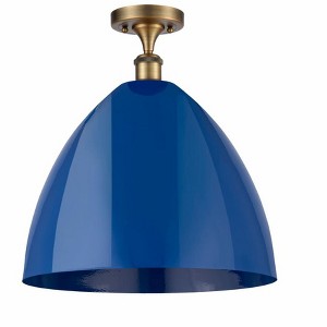 Plymouth Dome - 1 Light Semi-Flush Mount In Industrial Style-18.75 Inches Tall and 16 Inches Wide - 1 of 1