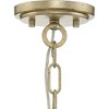 Progress Lighting Chevall 3-Light Gilded Silver Pendant with Artisanal Glass - 3 of 4