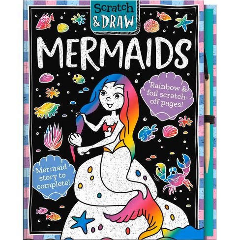 Ruby: Personalized Mermaid SketchBook for girls, great gifts for kids.  Large sketch book with pink Name for drawing, sketchi (Paperback)