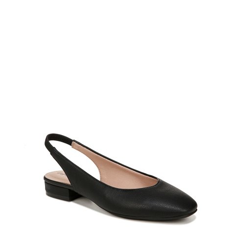 Обувь LifeStride Womens Claire Slingback Ballet Flats Black 12 M