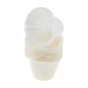 Unique Bargains Top Hat Shape Disposable Baking Cups Greaseproof Paper 1.77"x1.97" 30 Pcs - 1 of 4